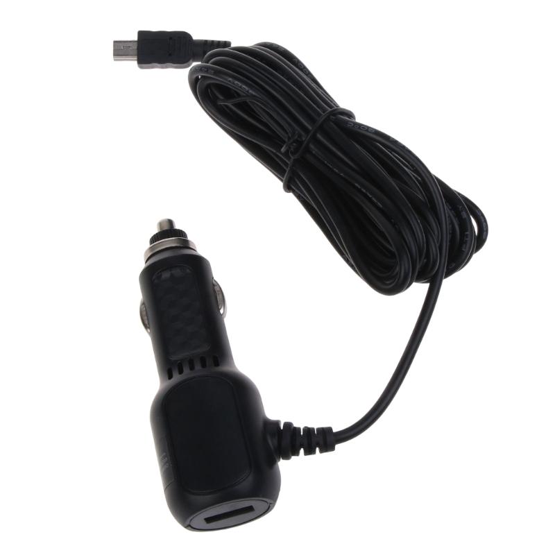 DVR Charging Cable Dash-Cam Auto Car Charger USB Cable USB 133 in Power Cord Supply 12-24V 5V2.4A-Fit for DVR Camera GPS