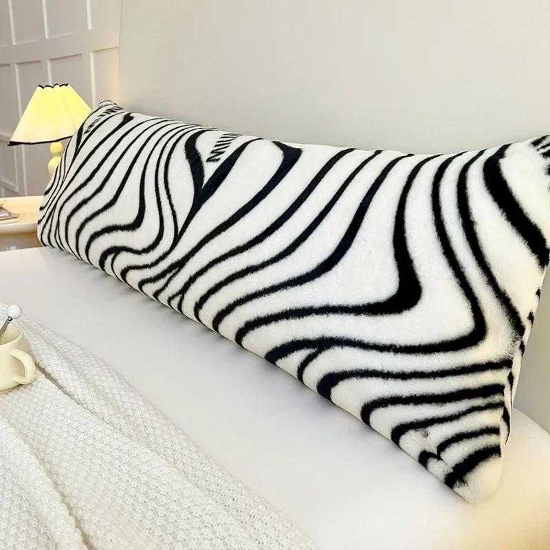 Winter Verdickt Flanell 120/150/180cm Kissenbezug Hohe Qualität Einfarbige Lange Kissenhülle Hautfreundlicher Kissenbezug Große Größe