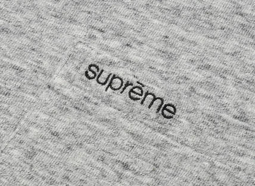 Supreme S/S Pocket Tee "Heather Grey"