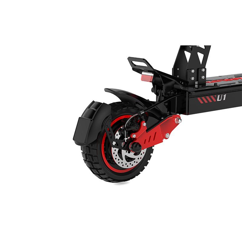 KOOLUX U1 All-Terrain Adult Electric Scooter 48V15.6Ah Battery 10 Inch Off-Road Tires 500W Motor 60-70KM Range Folding E-Scooter With Seat