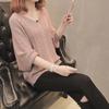 Autumn and Winter Women's Bat Shirt Loose Pullover Knit Top Hollow Lantern Sleeve Knit Sweater Women's Jacket