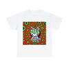 Cat T Shirt Abstract Cool Art Tee Feline DreamCat Psychedelic Polka Dot Crazy