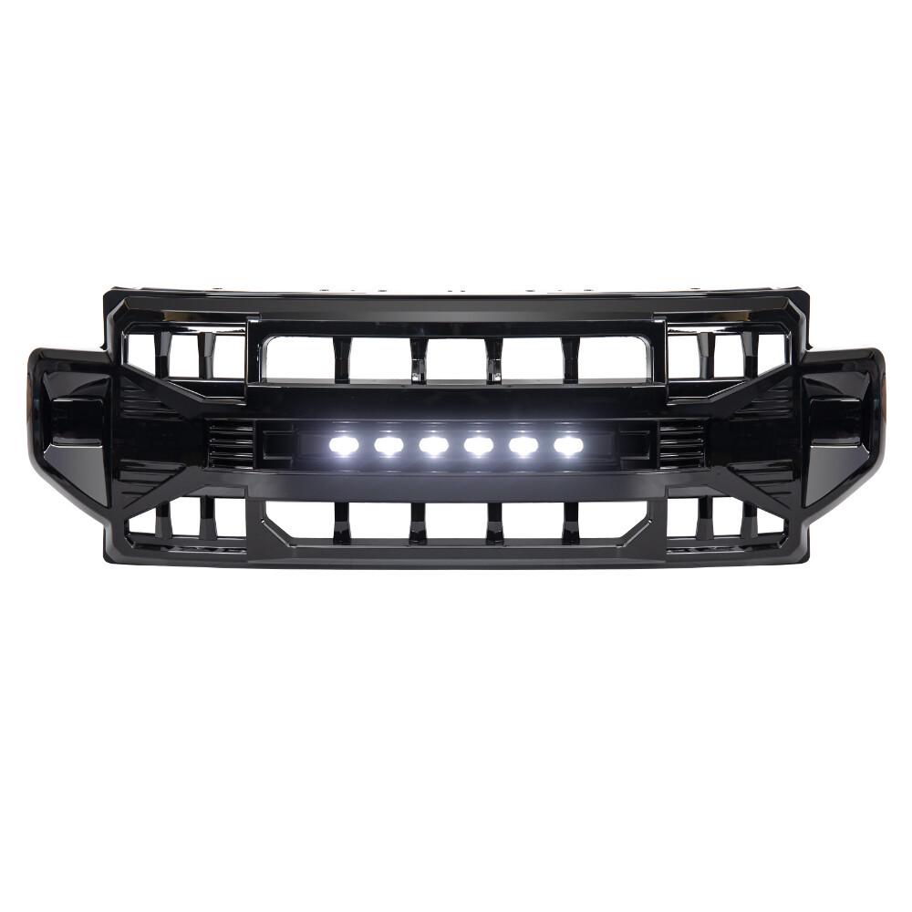 Fits 17-19 Ford F250/F350/F450: War Axe Spotlight Style Grille for Modified Pickup Trucks.
