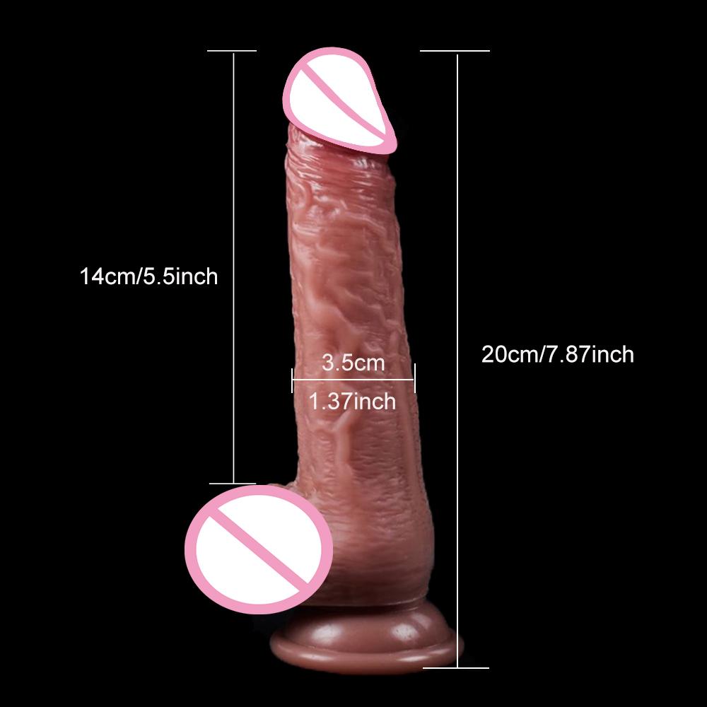 Realistyczne dildo punktu G z przyssawką Silikonowy penis Dildo analne Zabawki erotyczne dla dorosłych dla kobiet Mężczyzna Strapon Dick Stymulator pochwy