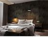 Black Vintage PVC Wall Paper Vinyl Concrete Wall Effect Wallpaper Retro Plain Texture Bedroom Living Room Background Home Decor