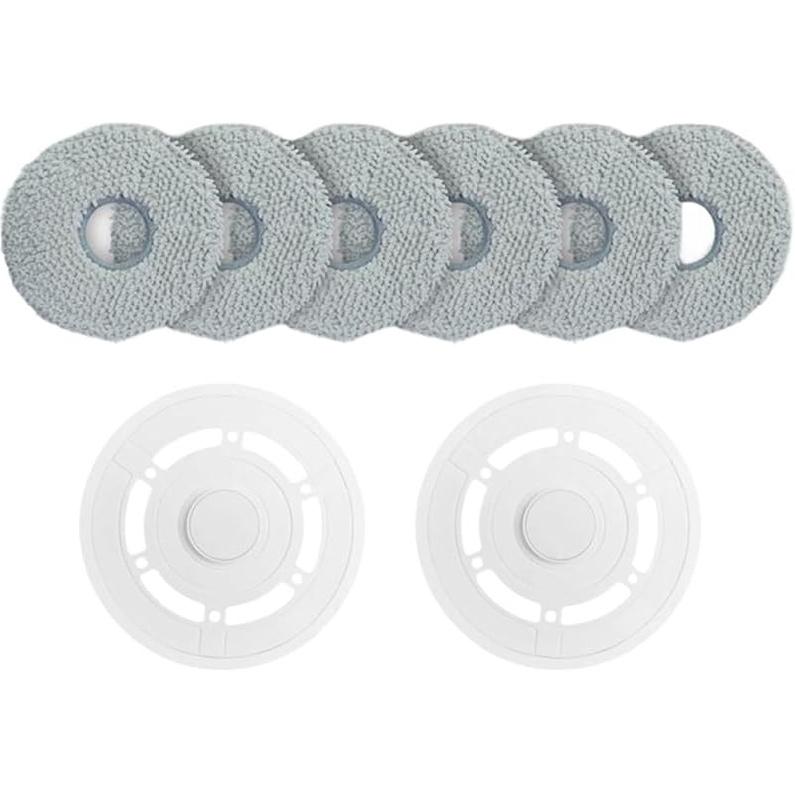 Robotic Vacuum Cleaner Mop Cloth Holder Replacement Part Accessory Replacement .Compatible for Ecovacs T20 Omni / T20 Max (Color : 2PCS)