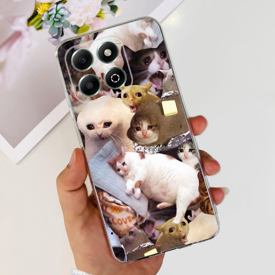 For Honor X6b Case JDY-LX1 JDY-LX2 Stylish Painted Cover Soft Silicone Shell For Honor X6b X 6b HonorX6b Phone Case 6.56'' Coque