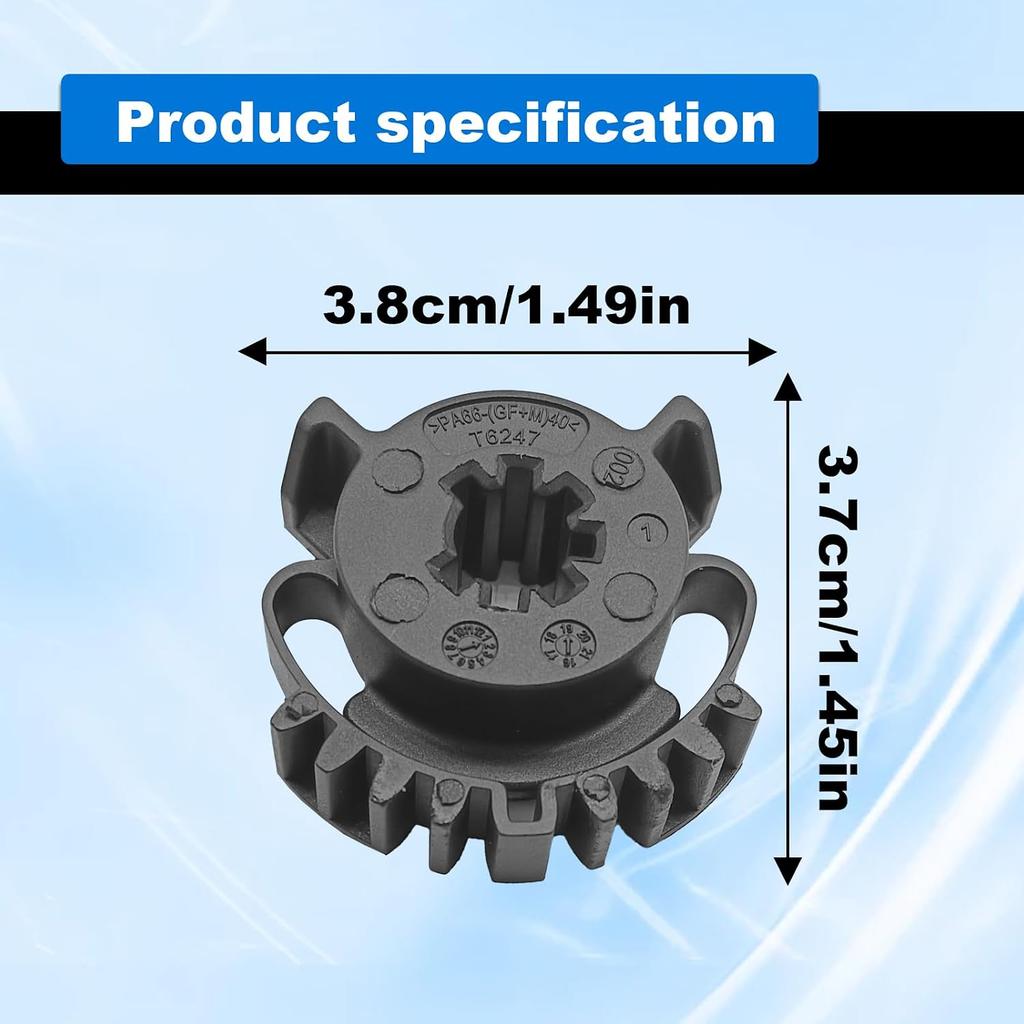 2Pcs HVAC Blend Door Gear Kit Compatible with 2011 2012 2013 2014 2015 2016 JEEP GRAND CHEROKEE HVAC Heater Blend Door Actuator 68214880AA