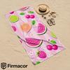 Mixed Fruit Stripe Soft Portable Travel Towel Unisex Ultra Lightweight Microfiber Oversized Sand Free Quick Dry Beach Towel