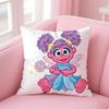 AAbby Cadabby Cushion Cover Pillowcase Short Plush Invisible Zipper Room Sofa Cushion Cover