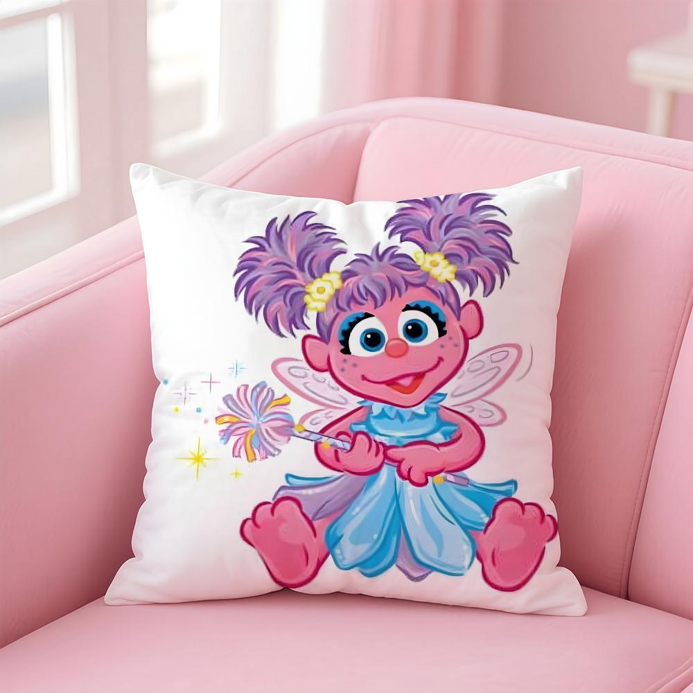 

AAbby Cadabby Cushion Cover Pillowcase Short Plush Invisible zipper Room Sofa Cushion Cover 30X30cm