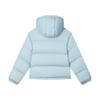 Fila Warm And Comfortable Casual Hooded Puffer Jacket Women Outerwear Autumn-Water-Blue F11W445901FBU