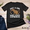 Cool Capybara Design For Women Girls Rodent Animal Capybara Unisex T-shirt