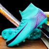 Wysokie Buty Piłkarskie Męskie Duży Rozmiar 47 Treningowe Sportowe AG Długi Kołek TF Złamany Kołek Buty Piłkarskie Siatkowa Podszewka Gumowa Podeszwa