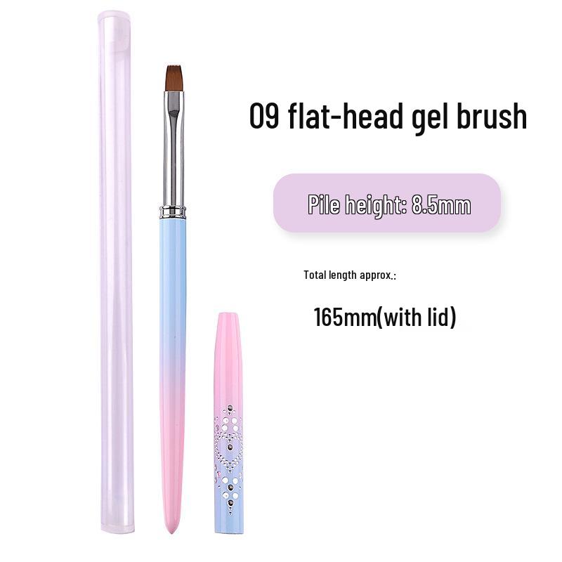 15-teiliges Nailart-Stift-Set: Linien-, Ombre-, Schnitz-, Mal- und Gelpinsel.