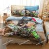 New Sand Motorcycle Extreme Sport 3d Printed Duvet Cover Sets with Pillowcase Twin Queen King Size Bedding Set for Home Textiles
