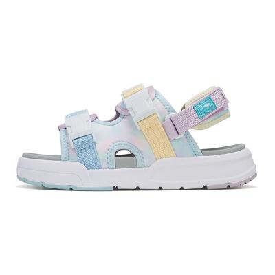 Li Ning Comfortable Non-Slip Durable Childrens Sandals Kids Footwear Blue Yellow Purple YKUT020-2
