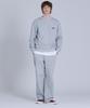 BASIC HOUSE Brushed Terry Straight Fit Pants Melange Grey Lapt7102