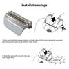 51S Electric Shaver Replacement Foil Head with Cutter Compatible for B-raun Series 5 510, 550, 560, 570cc, 590cc, 590cc 8581, 8583, 8585, 8588, 8590,