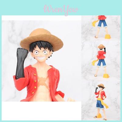 Figurine d'action One Piece Luffy Poing Noir Modèle en PVC Objet de Collection Statue Anime