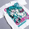 2026 Summer New Style Hatsune miku Cyberpunk Style Cartoon Fan Street Fashion Large Loose Tshirt Unisexs Shirts Women tshirts