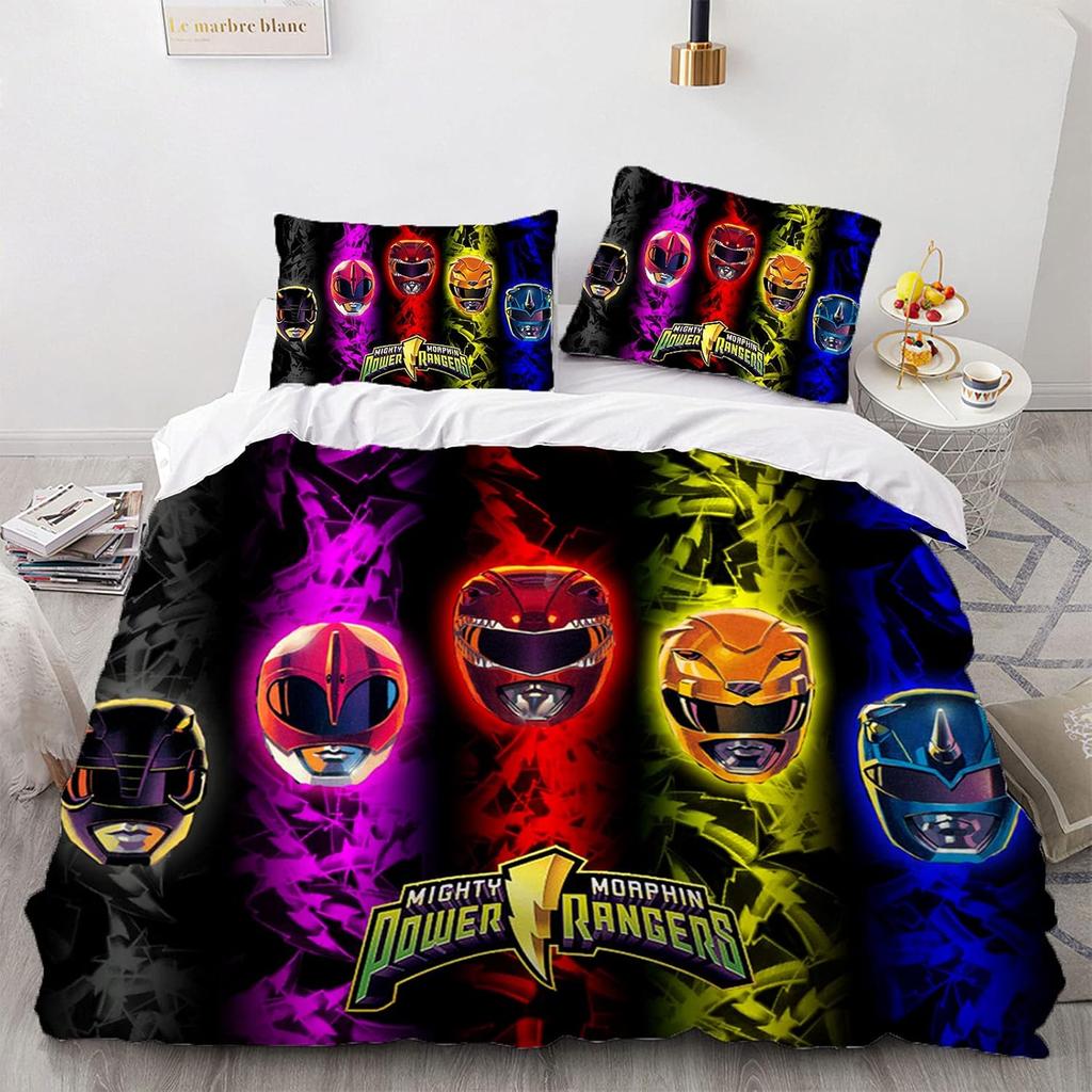 R/Angels Anime Bedding Set, Movie P-Power Bedding Set Cartoon Quilt Cover Bed Cover With Pillowcase Twin Single Queen King Size
