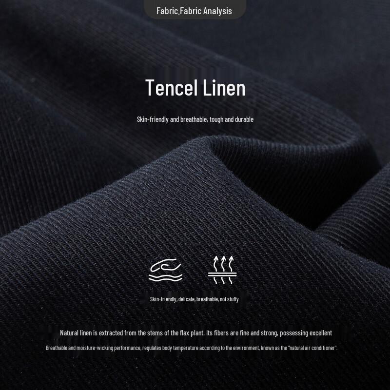 Navigare Women's Tencel Linen Wide-Leg Pants