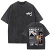 Washed Vintage Rapper Milo J    Music Album Logo Merch Tshirt Unisex Women Hip Hop Fashion Oversized T Shirts Streetwear