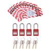 Electrical Lockout Tagout Kit with Safety Padlocks Keys Loto Tags for Industrial Chemical Electric Power