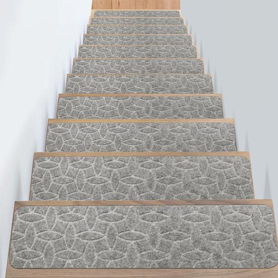 Covoraș de scară antiderapant Autoadeziv Aderență puternică Instalare ușoară Fără tăiere Reutilizabil Embosare