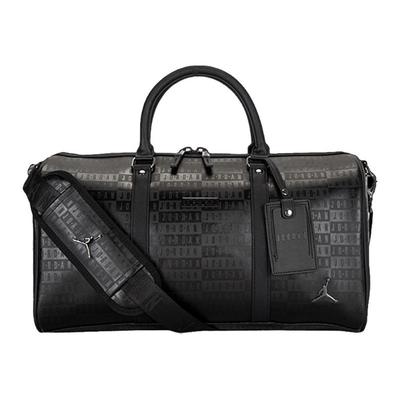 Jordan Large Capacity All Over Print Metal Logo Synthetic Leather Sports Bag Crossbody Bag Tote Bag Basketball Bag Travel Bag JD2123023GS-001