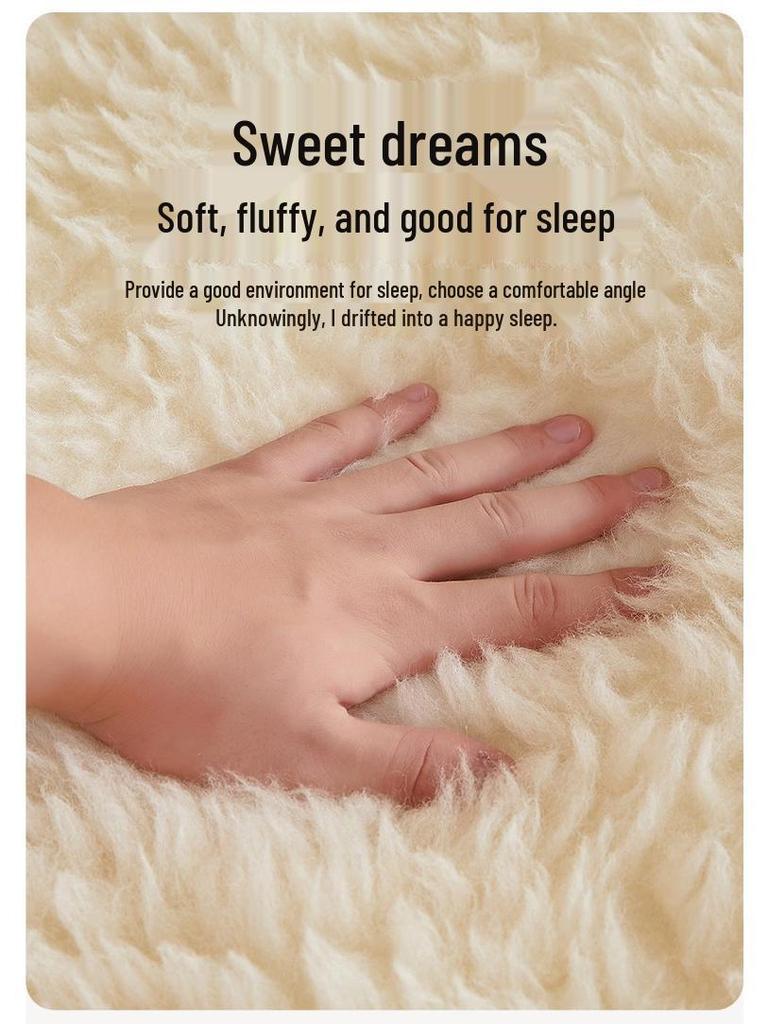 Australian Pure Wool Thickened Mattress Pad - Winter Warm Quilt, Soft Double Lambswool for Dormitory Use