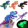 3D-gedrucktes Drachen-Set Bastelmodell Fidget Toy Drehbarer Tyrannosaurus Rex Skelett Dinosaurier Dekoration Geschenk für Kindergeburtstage