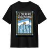 Streetwear T-Shirt Summer Vintage Retro Argentina Flag Heart Argentinian Pride Fashion T-Shirts Cotton Tee Shirt Short Sleeve