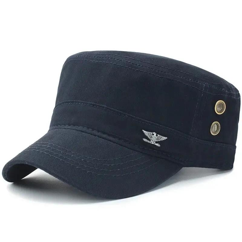 Military Caps Spring Autumn Tactical Hat Men'S Flat Top Cotton Army Cap Sportss Leisure Hats Mens Baseball Cap