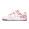 Dunk Abrasion Resistant Low Top Skateboard Shoes Unisex White Pink DO6485-600(Team963-)