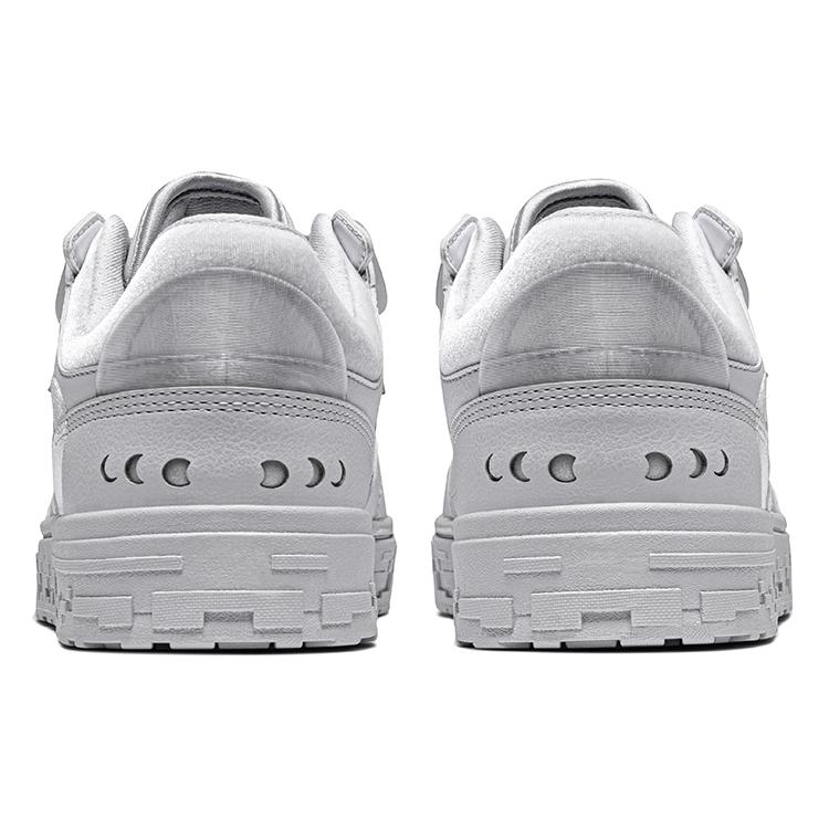 New Anta Walk Moon Cushioning, Wear Resistant Low Top Skateboard Shoes Men's Gray 112248066S-1
