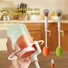 3 in 1 long handled cup brush, thermos cup cleaning brush, household sponge, milk bottle brush, teacup brush, cup brush, one brush, three uses