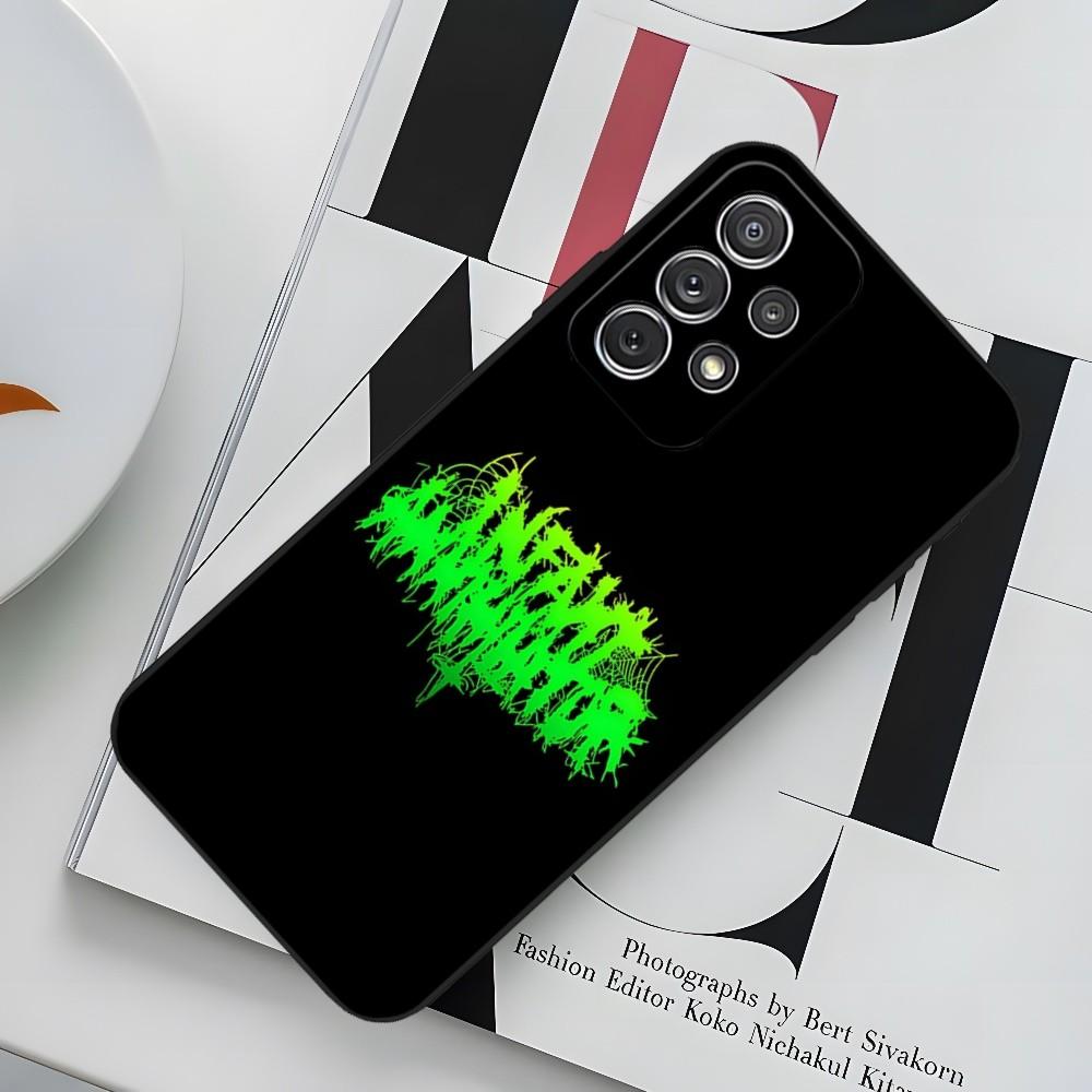 

Infant Annihilator Cheeky Deathcore Phone Case for Sumsung Galaxy S24 S23 S22 S21 S20 A24 A34 N20 M54 A54 A53 Fe Plus Ultra Blac samsung s21