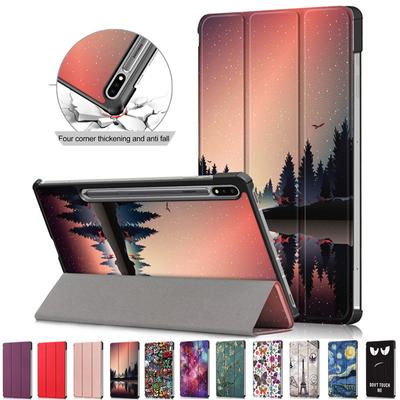 Case for Samsung Galaxy Tab S8 Ultra S7 Plus FE 12.4 Inch Folding Stand Tablet Shell for Samsung Tab S8 S7 Plus FE Cover Case
