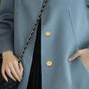 10PCS gilt gradation candy color button resin button coat trench coat sweater accessories DIY sewing supplies