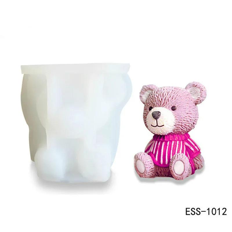 

Форма для льда Мусс Торт Силиконовая форма 3D Медведь Форма для кубиков льда Кола Кофе Молоко Чай 1012