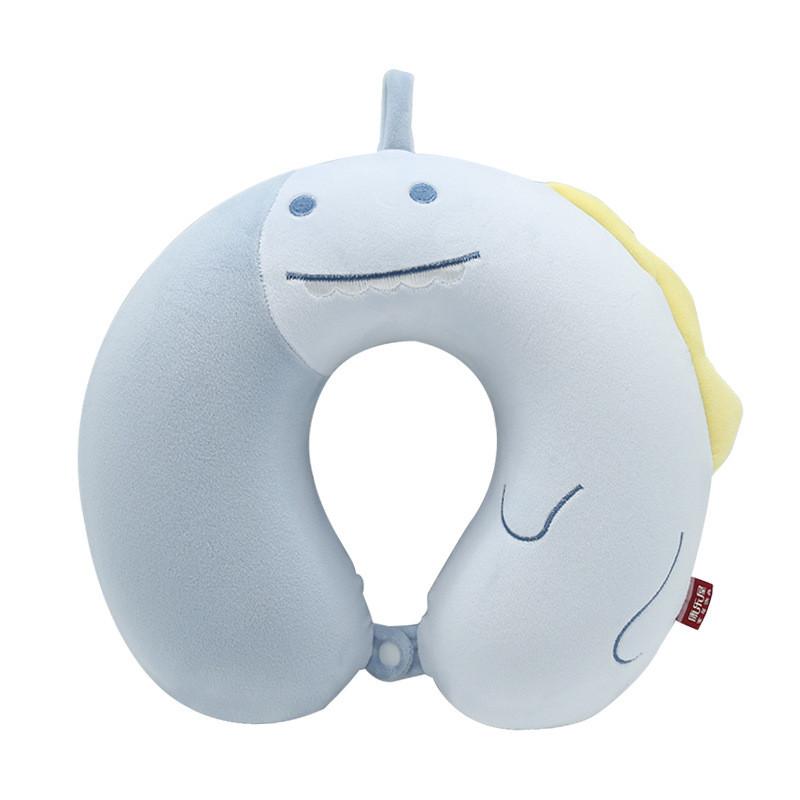 Unicorn Kids U Shape Pillow With Memory Foam And Soft Elastic Cover For Rest