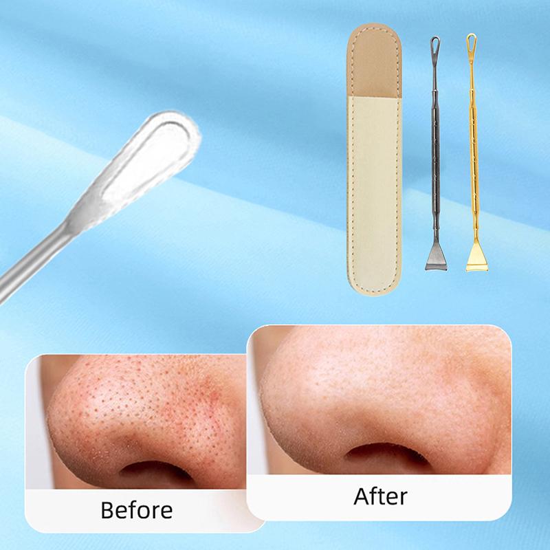 1 Pcs Blackhead Remover Pimple Popper Tool Acne Needle Removing Treatment Whitehead Popping Zit Nose Face Blemish Extractor Tool