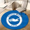 Personalized Brighton & Hove Albion F.C. Round Chair Office Rug - Perfect for Mat, Office Chair & More - Ideal Gift for Birthdays and Holidays