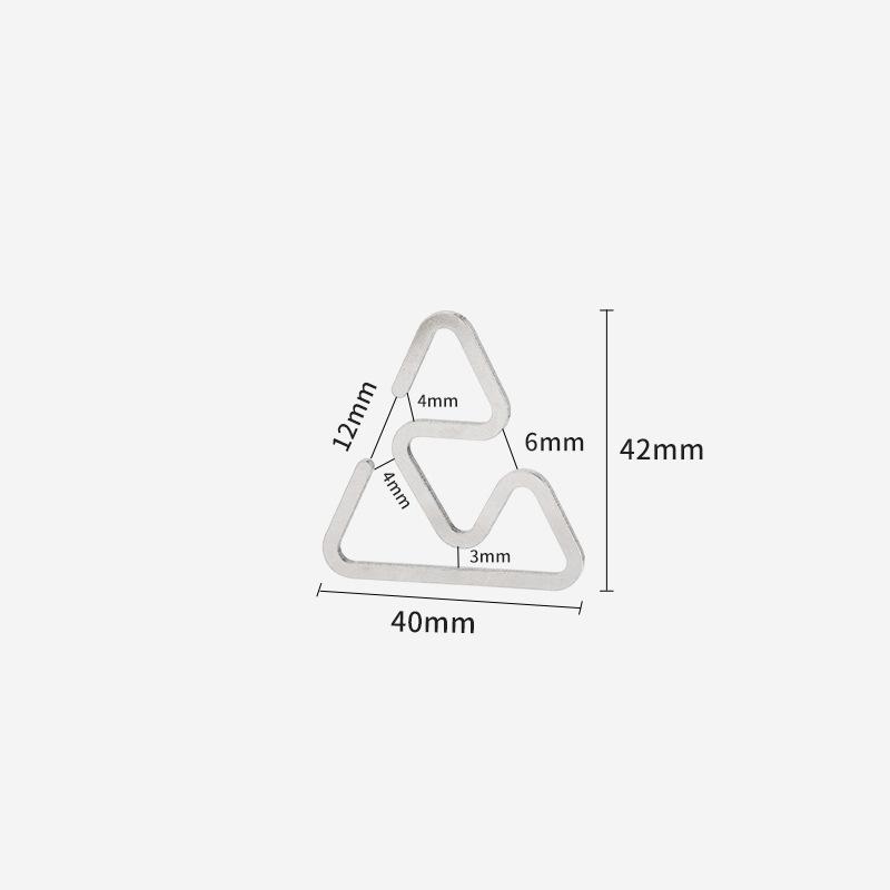 Outdoor Stainless Steel Hooks Ultra-Light And Multi-Functional S-Shaped Hooks Camping Accessory Tools