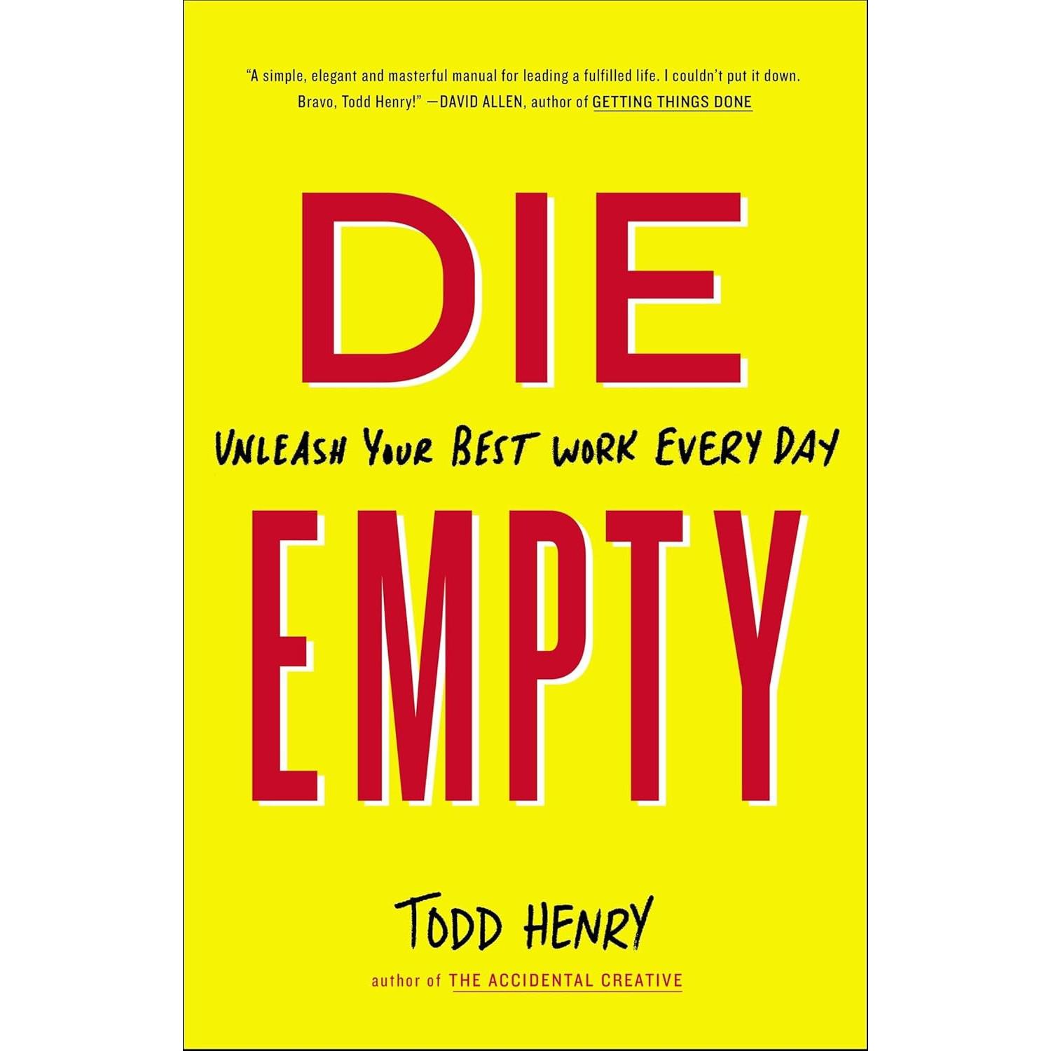 DIE EMPTY Paperback By Henry UKN2039