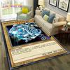 Cartoon Anime  MONSTER CARD Carpet Rug for Home Living Room Bedroom Sofa Doormat Decor,kids Area Rug Non-slip Floor Mat