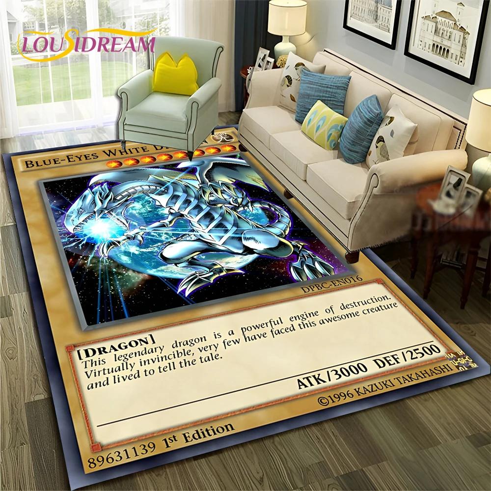 Cartoon Anime MONSTER CARD Carpet Rug for Home Living Room Bedroom Sofa Doormat Decor,kids Area Rug Non-slip Floor Mat