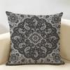 Retro Bohemian Intricacy Luxury Cushion Cover Natural Linen Organic Fabric DoubleSided Printing Room Sofa Decor Pillow Case